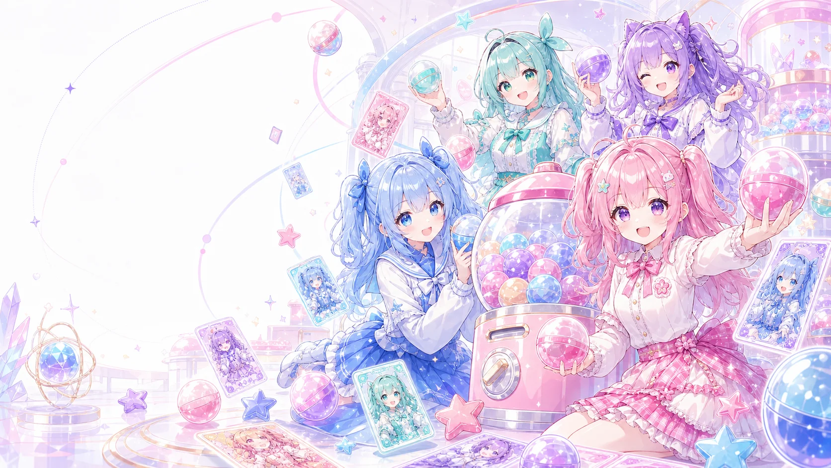 @dropで作品をガチャ体験にするイメージ